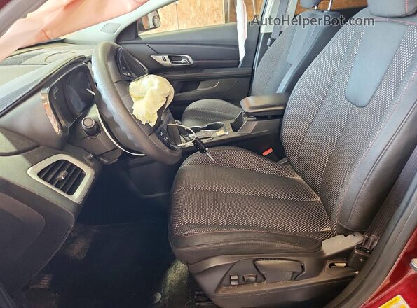 2GKFLSEK1H6133400 2017 GMC TERRAIN Темно-бордовый Вид салона спереди