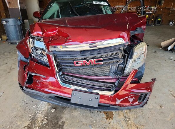2GKFLSEK1H6133400 2017 GMC TERRAIN Темно-бордовый Вид подкапотного пространства