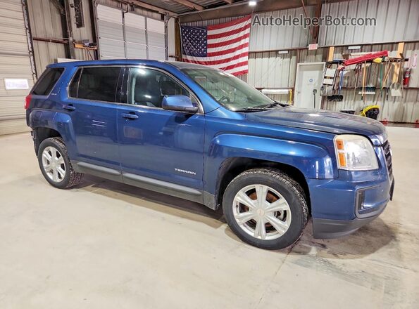 2GKFLSEK2H6202319 2017 GMC TERRAIN Blue წინა მარჯვენა
