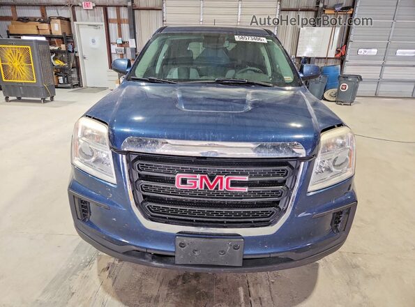 2GKFLSEK2H6202319 2017 GMC TERRAIN Blue წინა ხედი