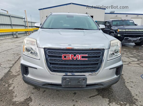 2GKFLSEK3G6159611 2016 GMC TERRAIN Silver წინა ხედი