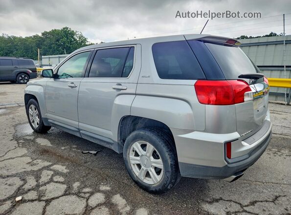 2GKFLSEK3G6159611 2016 GMC TERRAIN Silver უკანა მარცხენა
