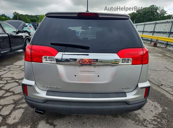 2GKFLSEK3G6159611 2016 GMC TERRAIN Silver უკანა ხედი