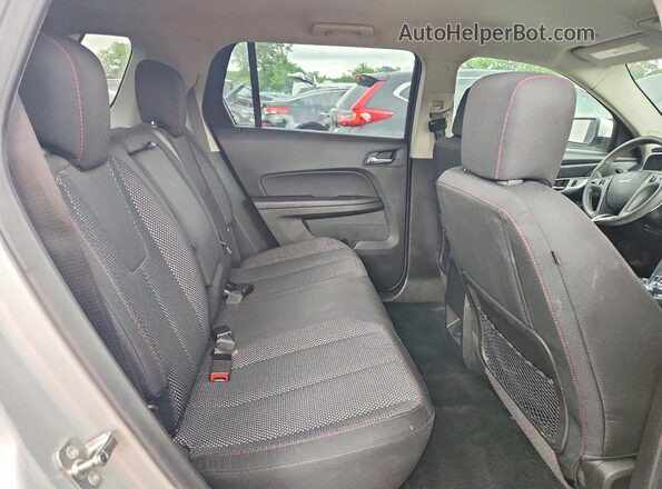 2GKFLSEK3G6159611 2016 GMC TERRAIN Silver უკანა სავარძლების ხედი