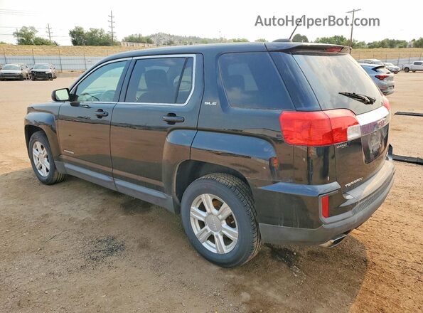 2GKFLSEK4G6148066 2016 GMC TERRAIN Black Tył lewy