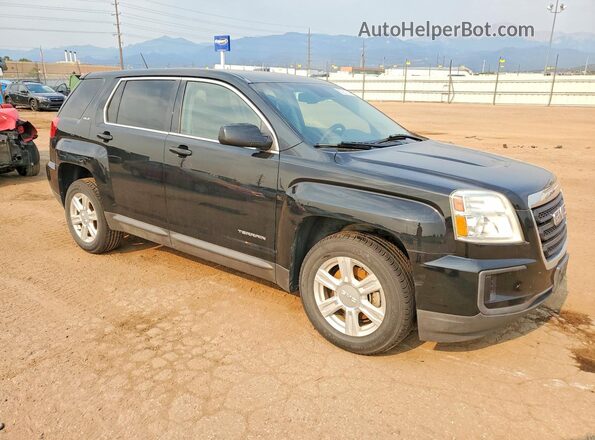 2GKFLSEK4G6148066 2016 GMC TERRAIN Black Przód prawy