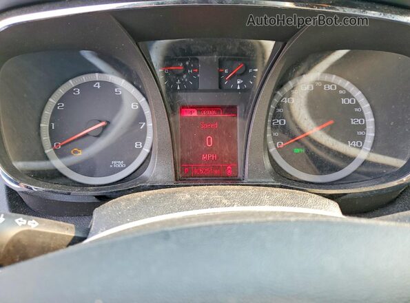2GKFLSEK4G6148066 2016 GMC TERRAIN Black Widok zestawu wskaźników