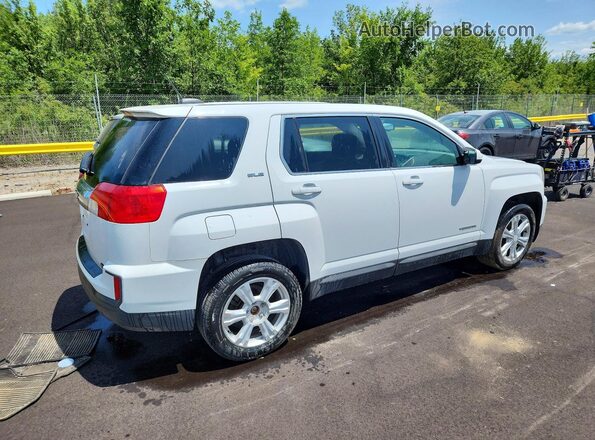 2GKFLSEK4H6162633 2017 GMC TERRAIN White Задня права чверть