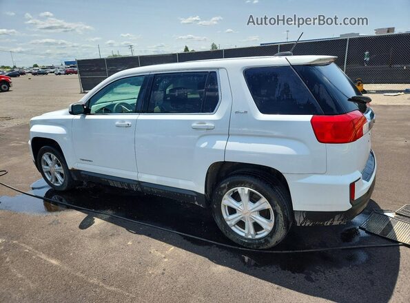 2GKFLSEK4H6162633 2017 GMC TERRAIN White Задня ліва чверть