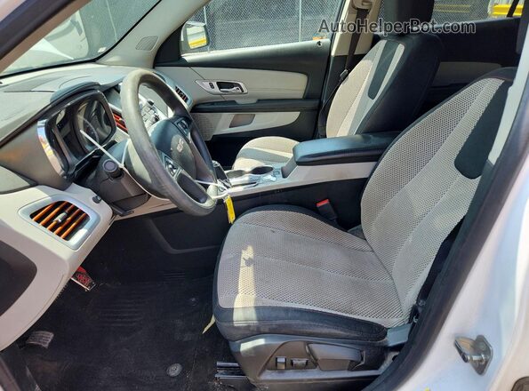 2GKFLSEK4H6162633 2017 GMC TERRAIN White Вид салону спереду