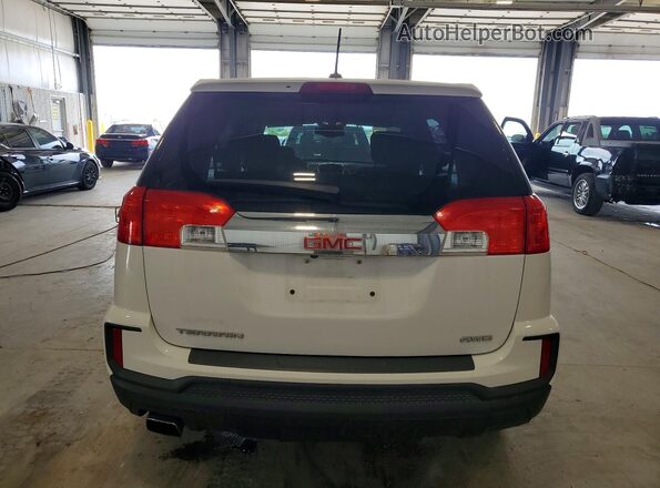 2GKFLSEK4H6295070 2017 GMC TERRAIN Белый Вид сзади