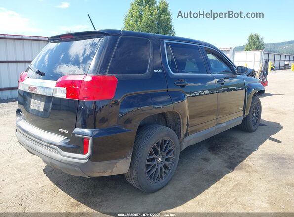 2GKFLSEK5G6261640 2016 GMC TERRAIN Black Հետևի աջ