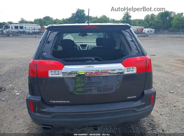 2GKFLSEK5G6302946 2016 GMC TERRAIN Серый Вид спереди