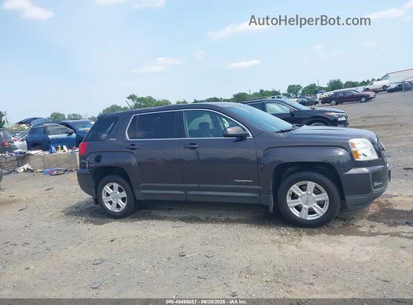2GKFLSEK5G6302946 2016 GMC TERRAIN Серый Вид задней части салона