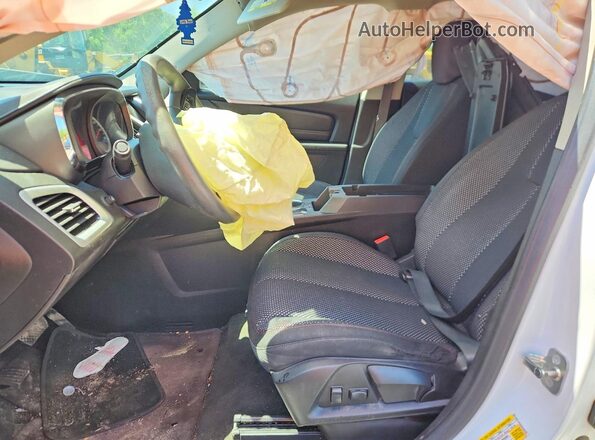 2GKFLSEK5G6346753 2016 GMC TERRAIN Белый Вид салона спереди