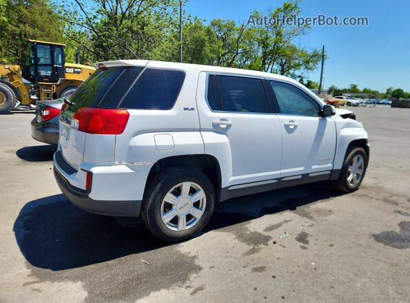 2GKFLSEK5G6346753 2016 GMC TERRAIN Белый Задняя правая четверть