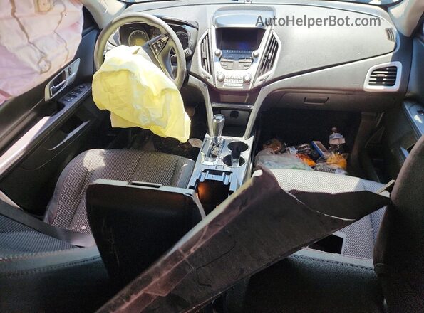 2GKFLSEK5G6346753 2016 GMC TERRAIN Белый Вид панели приборов