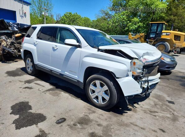 2GKFLSEK5G6346753 2016 GMC TERRAIN Белый Передняя правая четверть