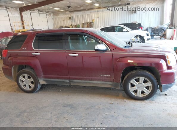 2GKFLSEK6G6285879 2016 GMC TERRAIN Burgundy Вид задньої частини салону