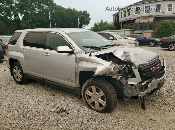 2GKFLSEK7G6208261 2016 GMC TERRAIN Silver Delantero derecho