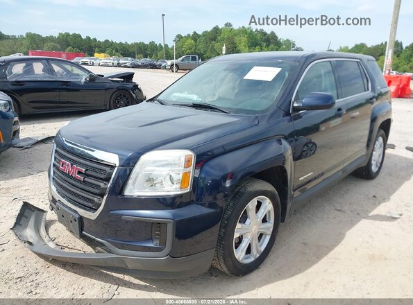 2GKFLSEK8H6168614 2017 GMC TERRAIN Black Передня ліва чверть