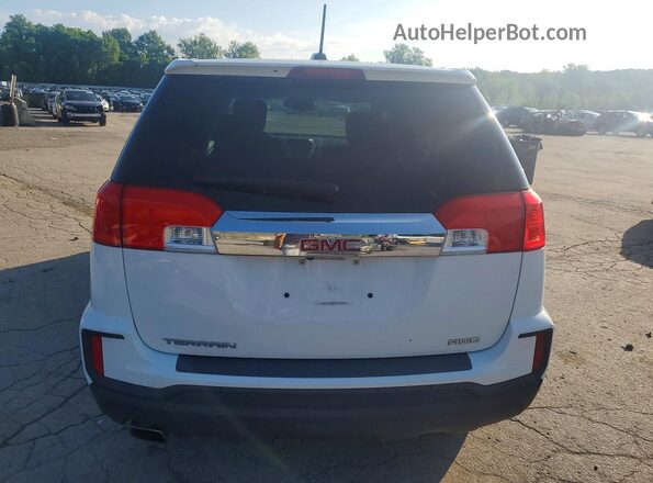 2GKFLSEK8H6287554 2017 GMC TERRAIN White Widok z tyłu