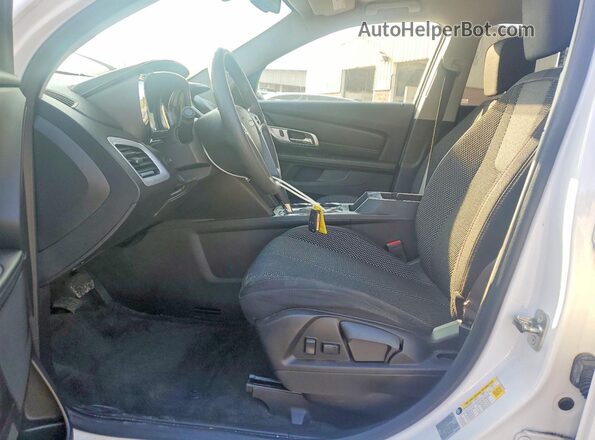 2GKFLSEK8H6287554 2017 GMC TERRAIN White Widok wnętrza z przodu