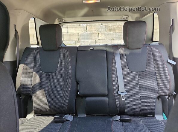 2GKFLSEK8H6332461 2017 GMC TERRAIN Black Rear seats view