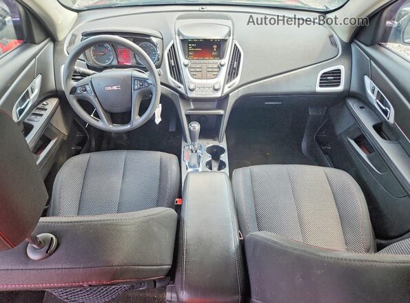 2GKFLSEK8H6332461 2017 GMC TERRAIN Black Dashboard view