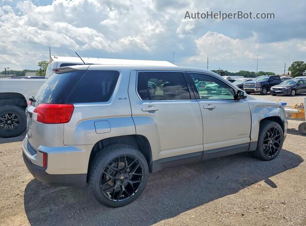 2GKFLSEKXG6177698 2016 GMC TERRAIN Silver Trasero derecho