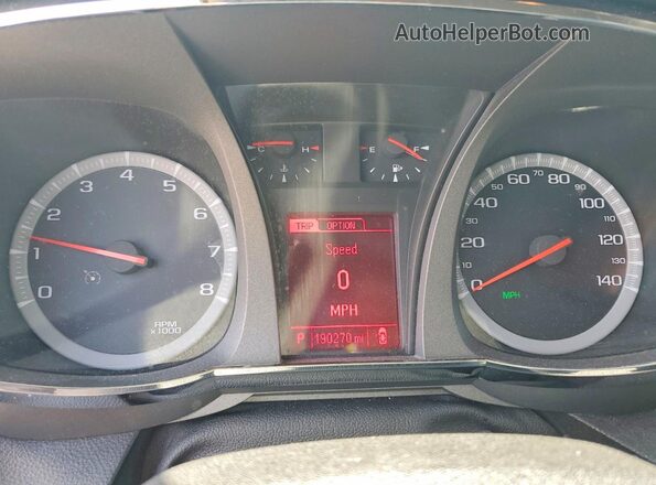 2GKFLSEKXG6177698 2016 GMC TERRAIN Silver Vista del cuadro de instrumentos