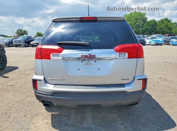 2GKFLSEKXG6177698 2016 GMC TERRAIN Silver Vista trasera