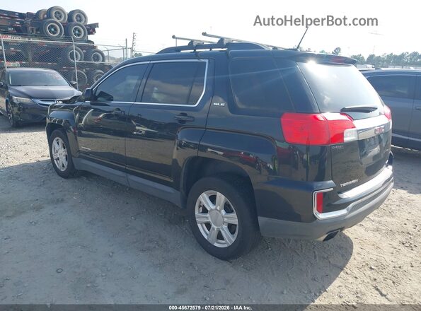 2GKFLTEK0G6184844 2016 GMC TERRAIN Black Հետևի ձախ