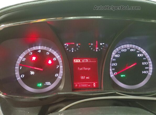 2GKFLTEK0H6181332 2017 GMC TERRAIN Burgundy Vista del cuadro de instrumentos