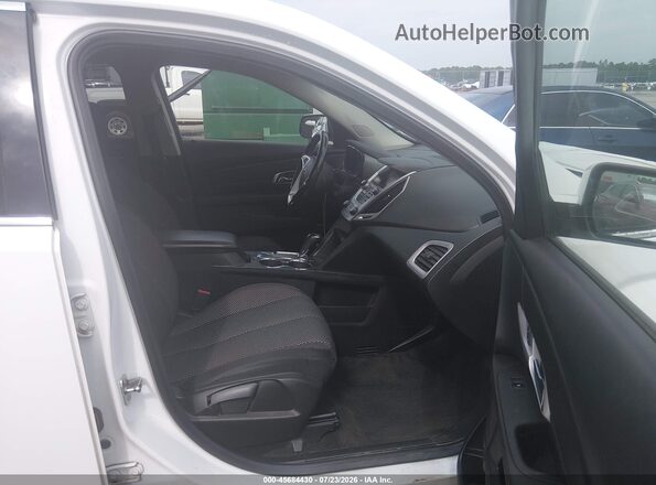 2GKFLTEK3H6161348 2017 GMC TERRAIN White წინა სალონის ხედი
