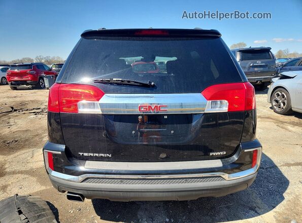 2GKFLTEK3H6163729 2017 GMC TERRAIN Black უკანა ხედი