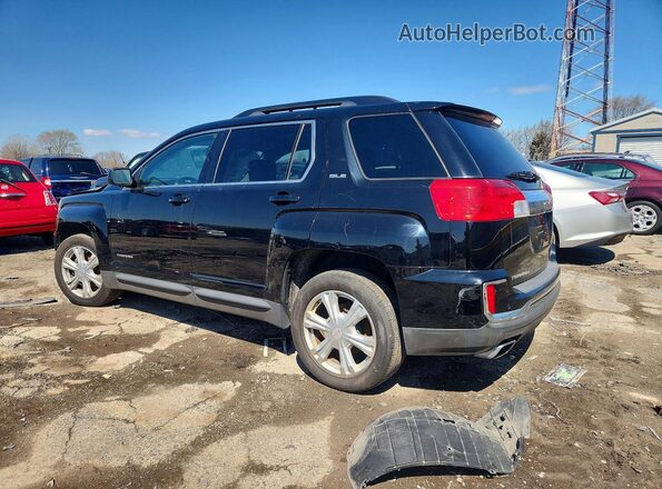 2GKFLTEK3H6163729 2017 GMC TERRAIN Black უკანა მარცხენა