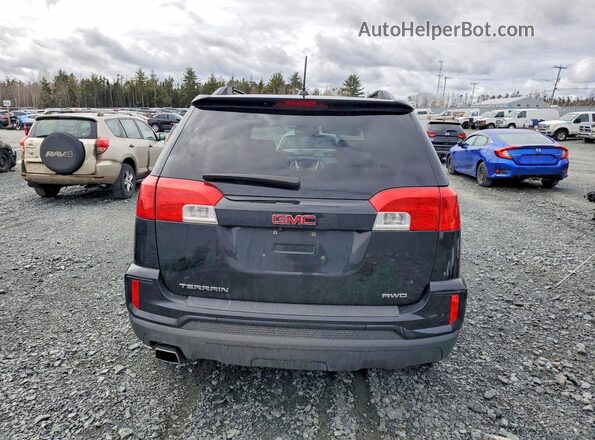 2GKFLTEK5H6335579 2017 GMC TERRAIN Black Вид ззаду