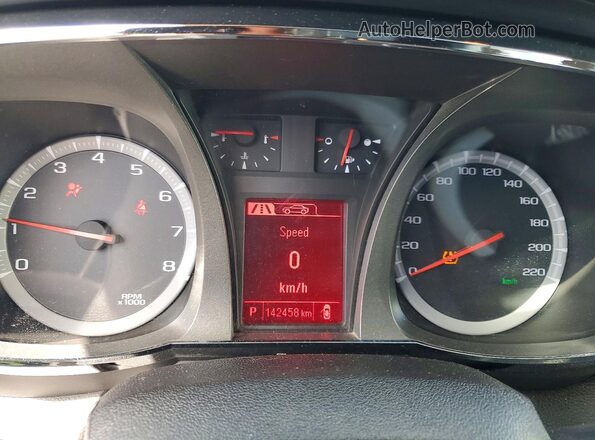 2GKFLTEK5H6335579 2017 GMC TERRAIN Black Вид щитка приладів