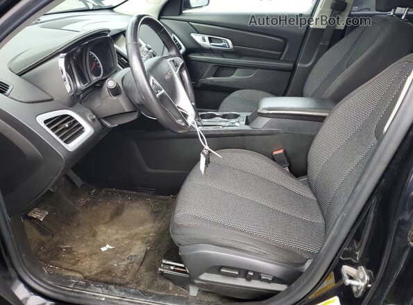 2GKFLTEK5H6335579 2017 GMC TERRAIN Black Вид салону спереду