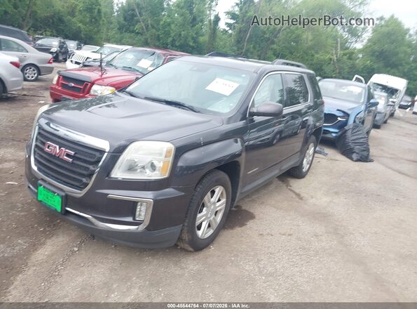 2GKFLTEKXG6172099 2016 GMC TERRAIN Gray წინა მარცხენა ხედი სამი მეოთხედიდან