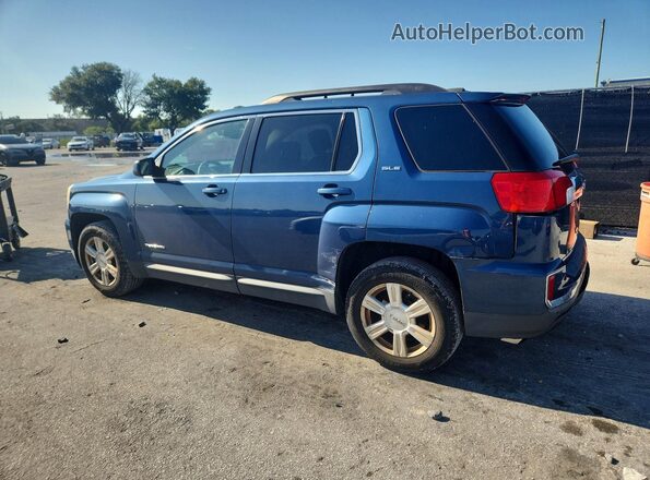 2GKFLTEKXG6311776 2016 GMC TERRAIN Blue Հետևի ձախ