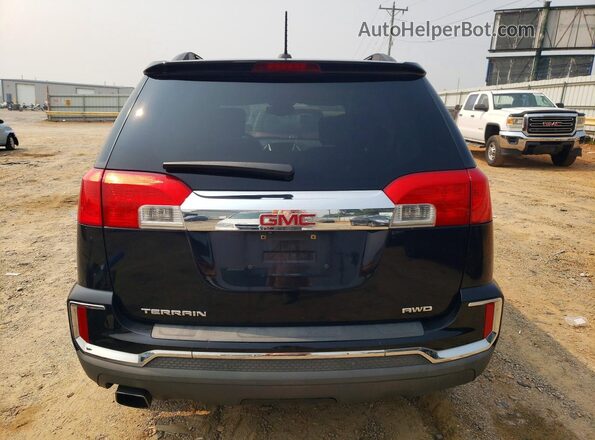 2GKFLTEKXH6154333 2017 GMC TERRAIN Black უკანა ხედი