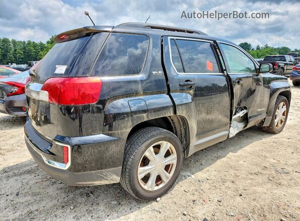 2GKFLTEKXH6339577 2017 GMC TERRAIN Black Trasero derecho