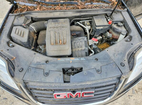 2GKFLTEKXH6339577 2017 GMC TERRAIN Black Vista del compartimento del motor
