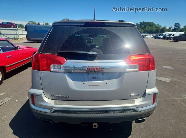 2GKFLUE33G6148502 2016 GMC TERRAIN Серый Вид сзади