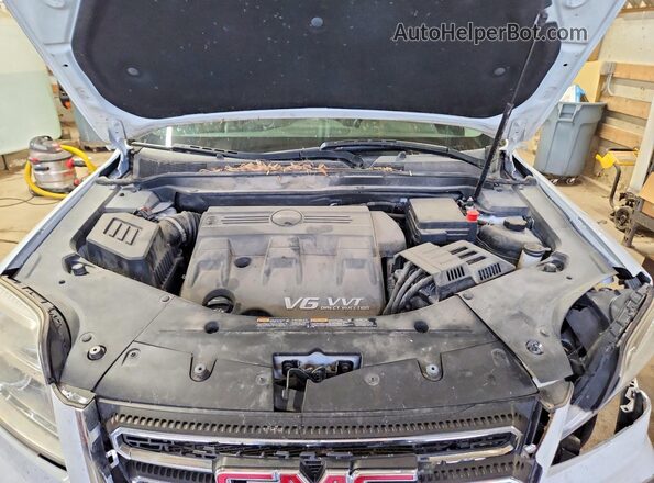 2GKFLUE35G6136819 2016 GMC TERRAIN Белый Вид подкапотного пространства