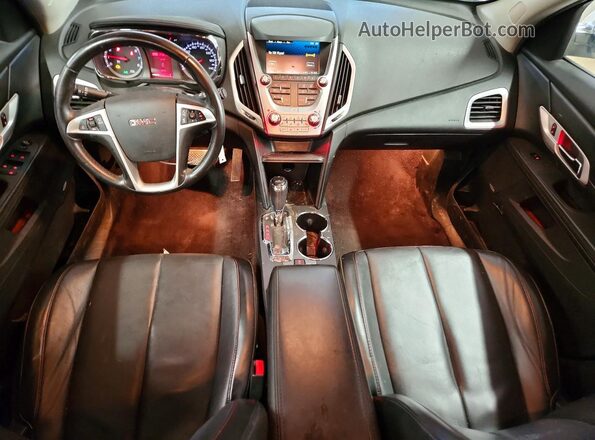 2GKFLUE35G6136819 2016 GMC TERRAIN Белый Вид панели приборов