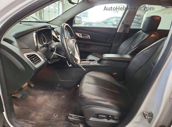 2GKFLUE35G6136819 2016 GMC TERRAIN Белый Вид салона спереди