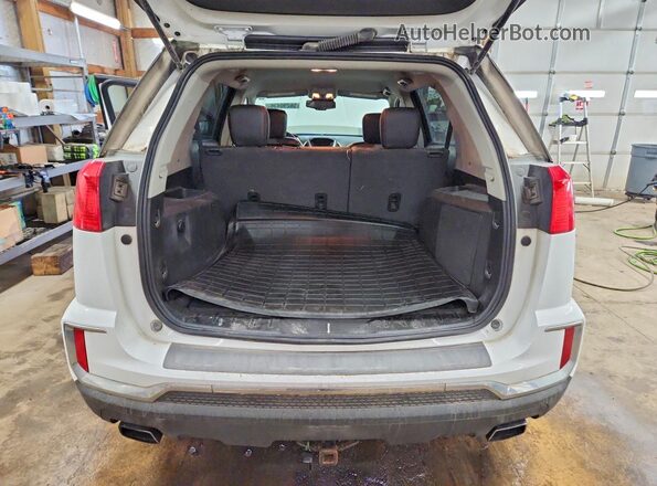 2GKFLUE35G6136819 2016 GMC TERRAIN Белый Вид сзади